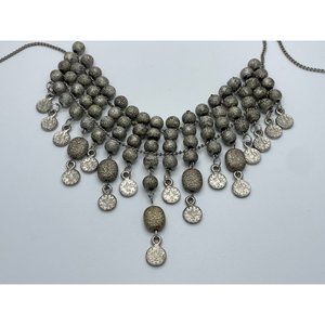 Statement necklace, Boho style, Metal Necklace, Big Necklace